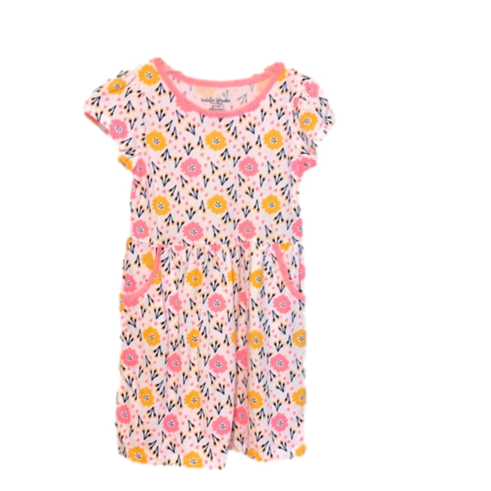 Girls floral dress with pockets